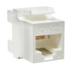 Модуль Keystone DKC RJ45 CAT5E неэкранированный (UTP) 180 градусов, белый(форм-фактор A10)