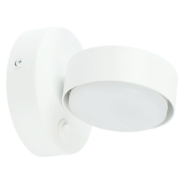 Светильник настенный Feron HL4601 GX53 230V max 12W белый D110x100mm