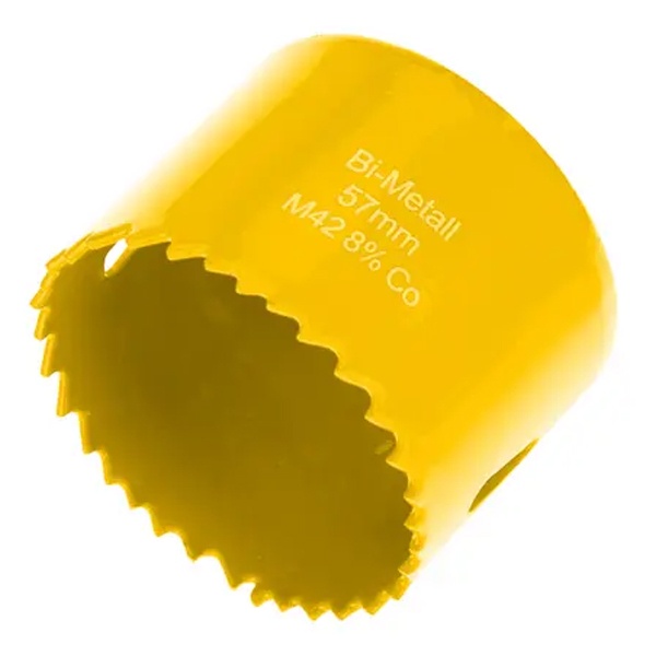 Коронка Kranz Bimetal 57 мм для металла, пластика, дерева, гипсокартона