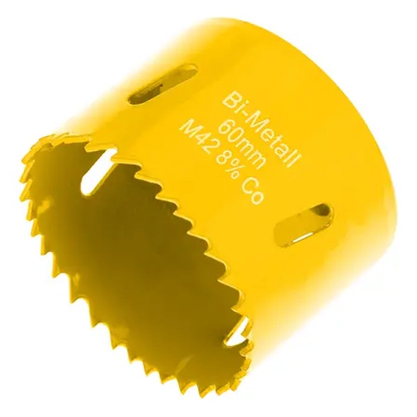 Коронка Kranz Bimetal 60 мм для металла, пластика, дерева, гипсокартона