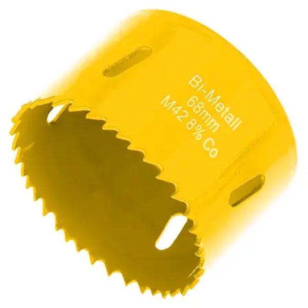 Коронка Kranz Bimetal 68 мм для металла, пластика, дерева, гипсокартона