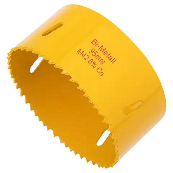 Коронка Kranz Bimetal 95 мм для металла, пластика, дерева, гипсокартона