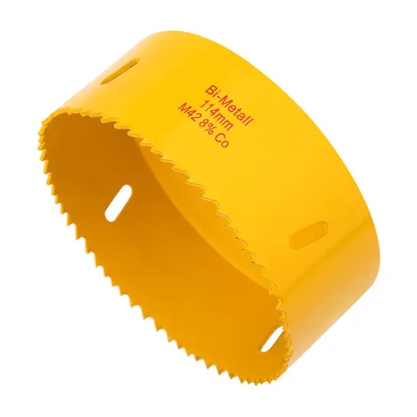 Коронка Kranz Bimetal 114 мм для металла, пластика, дерева, гипсокартона