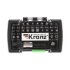 Набор бит Kranz с магнитным держателем 32 шт в пластиковом кейсе