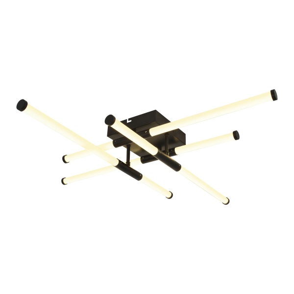 Светильник потолочный светодиодный ЭРА Модерн Fliss CLL-1 72W 3000-6500K RC черный с ДУ