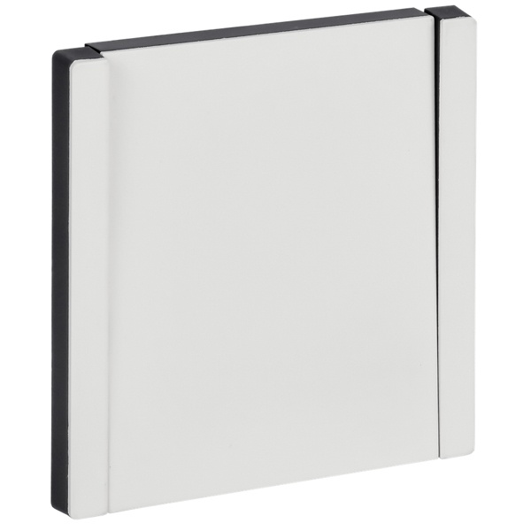 Выключатель одноклавишный ИЭК FORTE&PIANO FP201M 10А металл белый