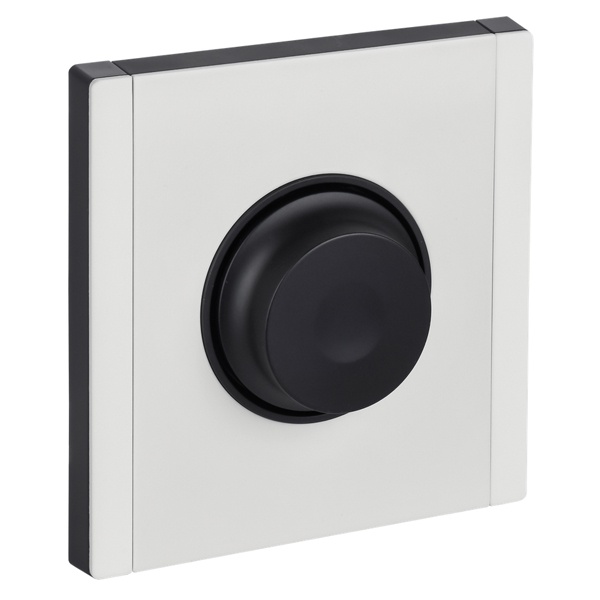 Светорегулятор поворотно-нажимной ИЭК FORTE&PIANO FP254M 600Вт металл белый