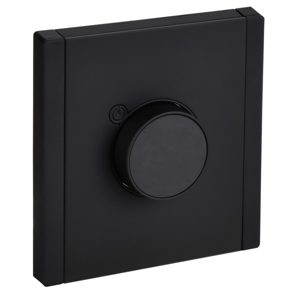 Термостат электронный с индикацией ИЭК FORTE&PIANO FP152M с датчиком 2,4м металл черный