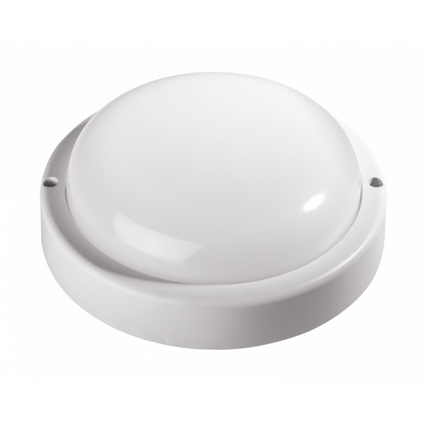 Светильник светодиодный DEKraft ДБО-101 12W 4000K 1000Lm круглый IP65 СВЧ датчик, опал, белый 155x51