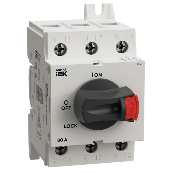 Выключатель-разъединитель ИЭК ARMAT SDM 3P 80А