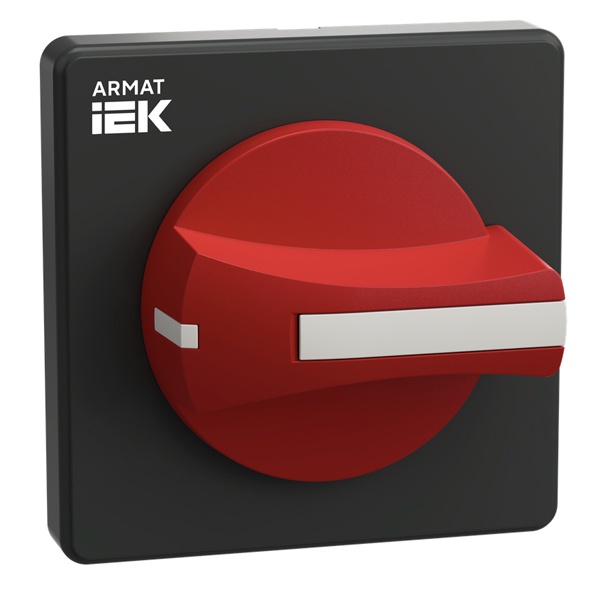 Рукоятка поворотная ИЭК ARMAT для SDM 72х72мм красная