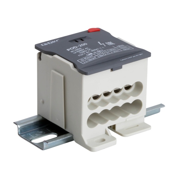 Блок распределительный DKC 1П 200А 2x95 мм2, 10х16 мм2  винтовой зажим