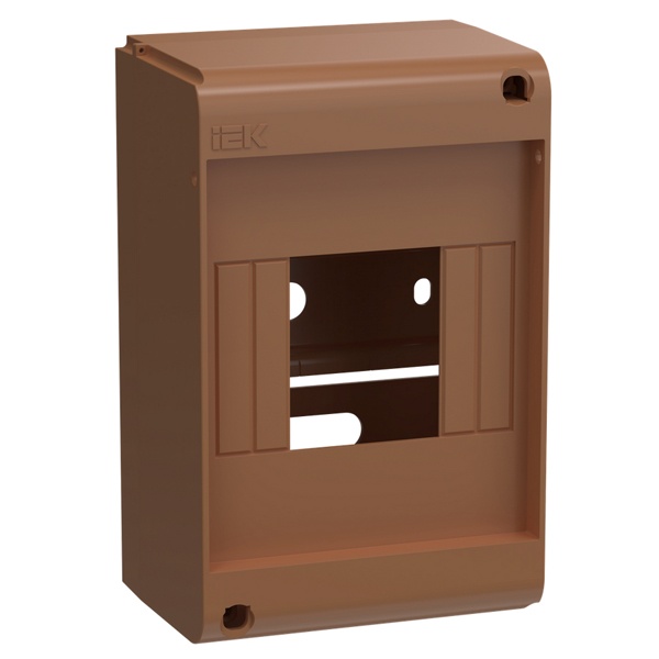 Корпус накладной пластиковый ИЭК UNION КМПн-4 4 модуля без двери IP20 дуб