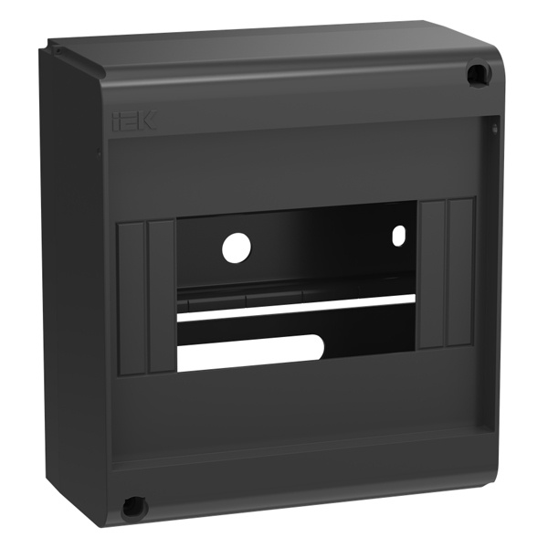 Корпус накладной пластиковый ИЭК UNION КМПн-6 6 модулей без двери IP20 черный