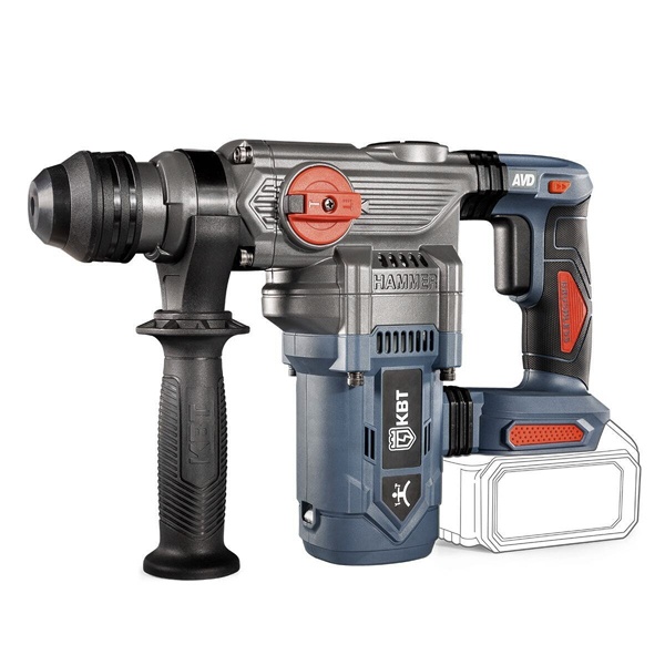 Перфоратор КВТ HB-20-30 без АКБ и ЗУ Профи с максимальным размером оснастки SDS-Plus до 30 мм