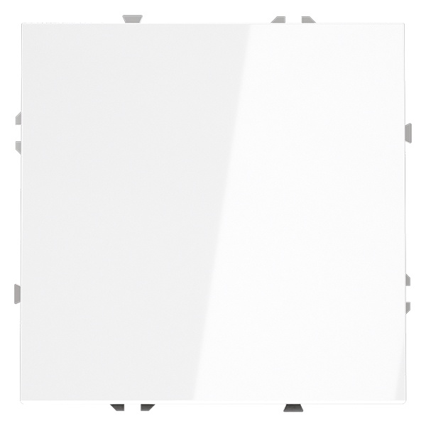 Выключатель одноклавишный встраиваемый Voltum S70 10А белый глянцевый