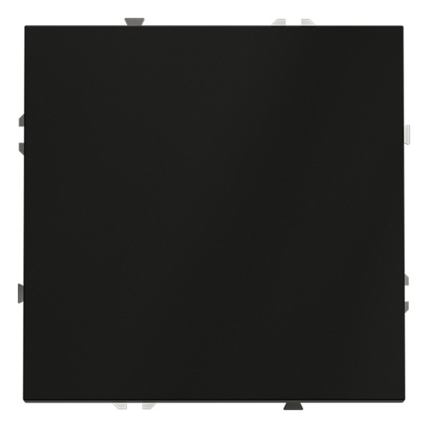 Перекрестный переключатель одноклавишный встраиваемый Voltum S70 10А черный матовый