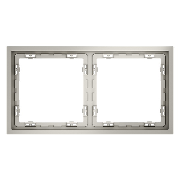 Рамка пластиковая Voltum S70 на 2 поста кашемир