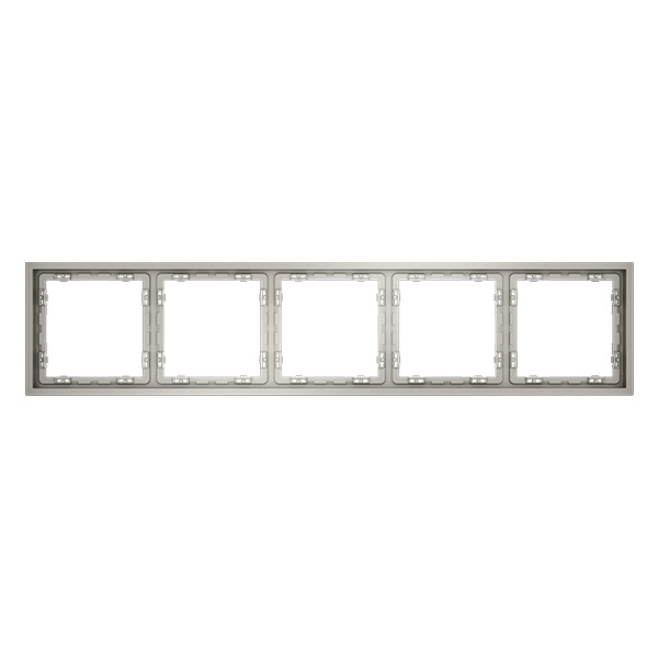 Рамка пластиковая Voltum S70 на 5 постов кашемир