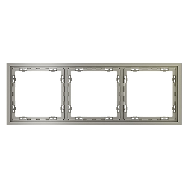 Рамка пластиковая Voltum S70 на 3 поста шелк