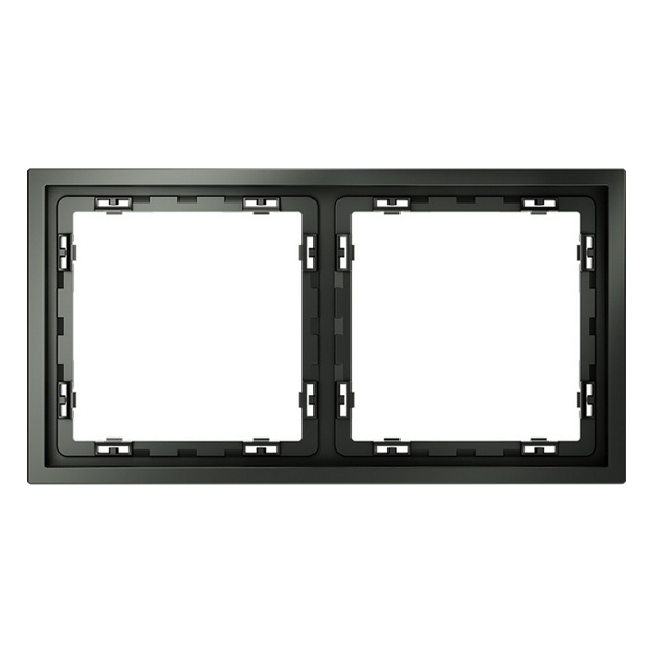 Рамка пластиковая Voltum S70 на 2 поста титан