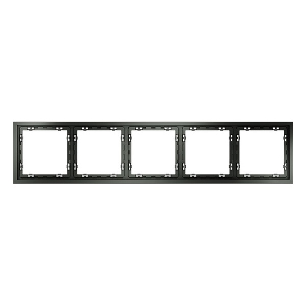 Рамка пластиковая Voltum S70 на 5 постов титан