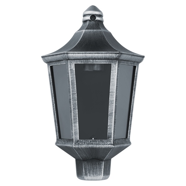 Светильник Navigator 95 911 NOF-P07-004-IP44-E27 max 20W LED пластик, настенный черный под серебро