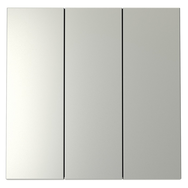 Клавиши Voltum S70 для выключателя/переключателя трехклавишного сталь