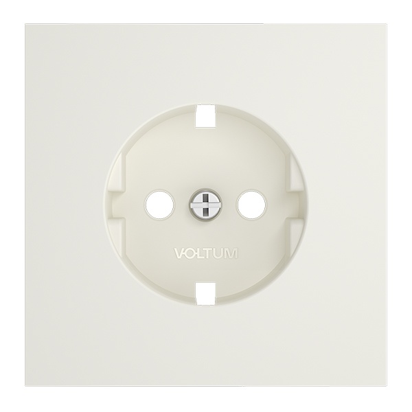 Накладка Voltum S70 для розетки с заземлением хлопок
