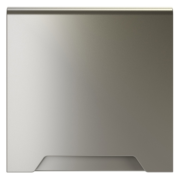 Накладка Voltum S70 для розетки с заземлением защитными шторками и крышкой шелк