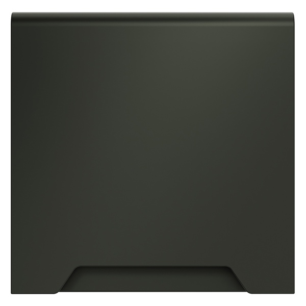 Накладка Voltum S70 для розетки с заземлением защитными шторками и крышкой титан