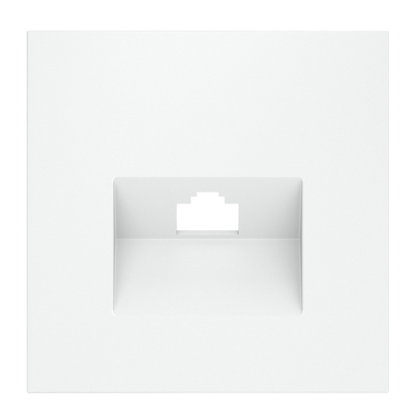 Накладка Voltum S70 для розетки компьютерной RJ45 кат.6 белый матовый