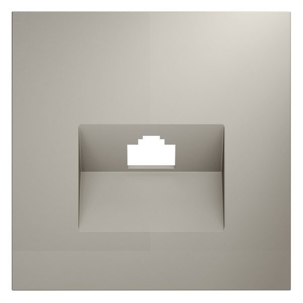 Накладка Voltum S70 для розетки компьютерной RJ45 кат.6 кашемир