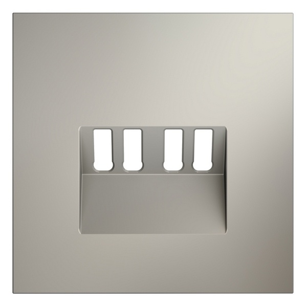 Накладка Voltum S70 для розетки акустической 4-местной  кашемир