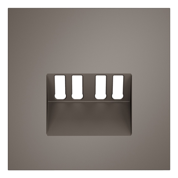 Накладка Voltum S70 для розетки акустической 4-местной  капучино