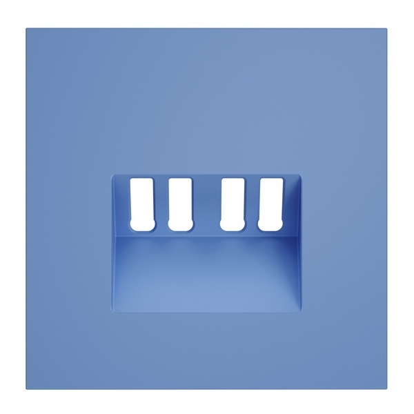 Накладка Voltum S70 для розетки акустической 4-местной  деним