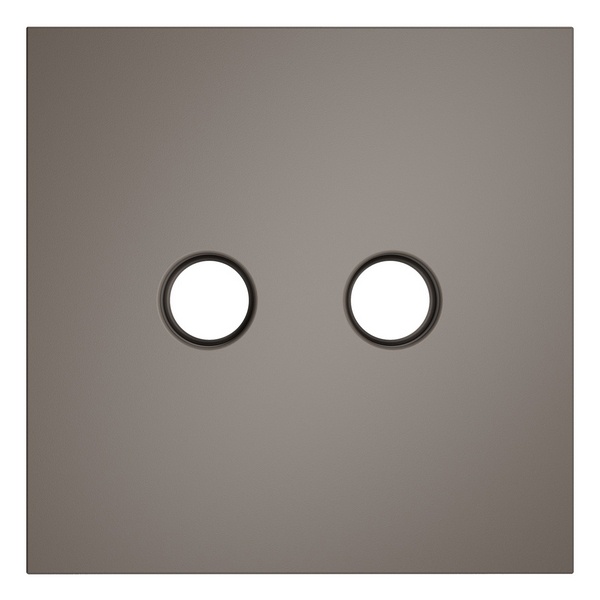 Накладка Voltum S70 для розетки телевизионной оконечной TV+SAT капучино