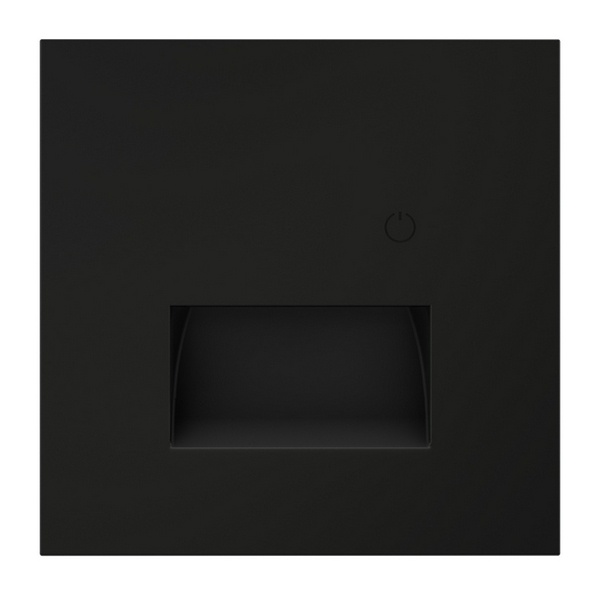 Накладка Voltum S70 для подсветки светодиодной с датчиком черный матовый