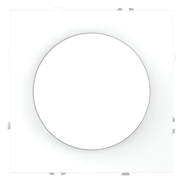 Светорегулятор встраиваемый Voltum S70 поворотно-нажимной 600 Вт белый матовый