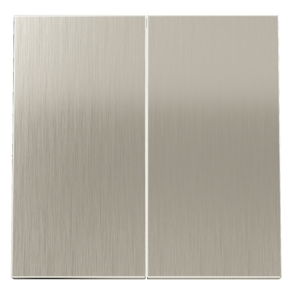 Клавиши Voltum S70 для выключателя/переключателя двухклавишного Metal никель