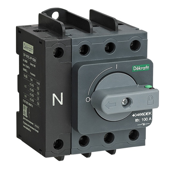 Выключатель-разъединитель DEKraft ВР-101С 80А 4Р
