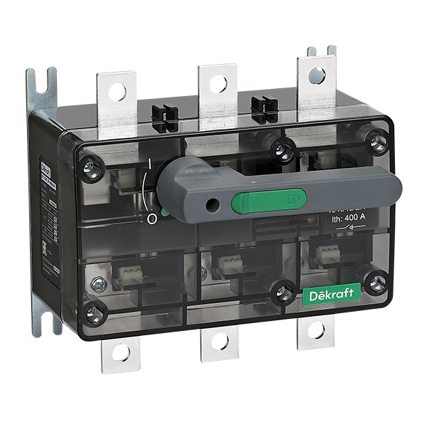 Выключатель-разъединитель DEKraft ВР-104С 400А 3Р с видимым разрывом