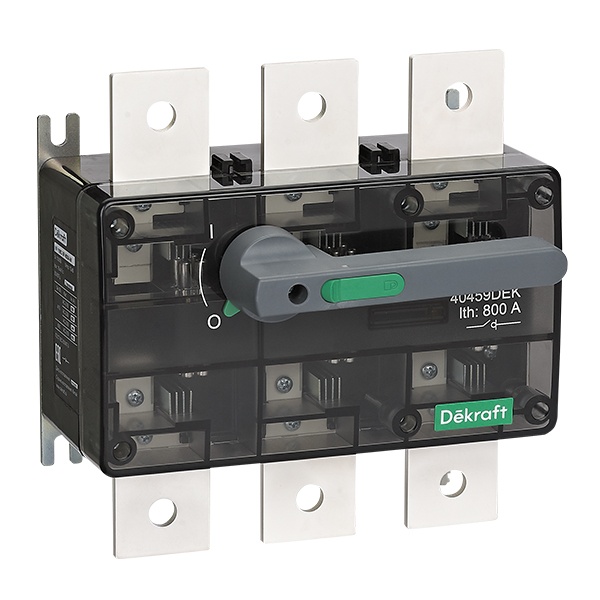 Выключатель-разъединитель DEKraft ВР-106С 800А 3Р с видимым разрывом
