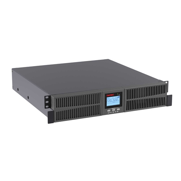 ИБП онлайн ДКС Info Small Rackmount 3000ВА/2700Вт без АКБ 9Ач 6А 8хC13 1хC19 EPO USB RS-232 2U