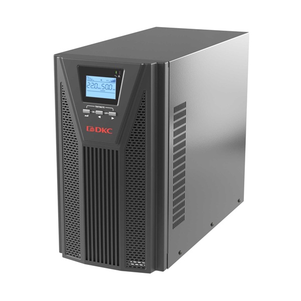 ИБП онлайн ДКС Small Tower 3000ВА/2700Вт 8х7Ач 1А 4xSchuko EPO USB RS-232 RJ45