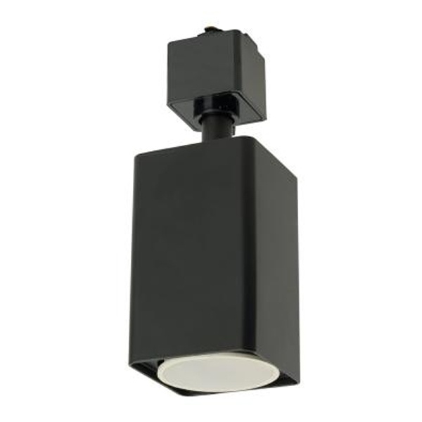 Светильник трековый Feron AL144 под лампу MR16 50W 230V GU10 IP20 однофазный, черный