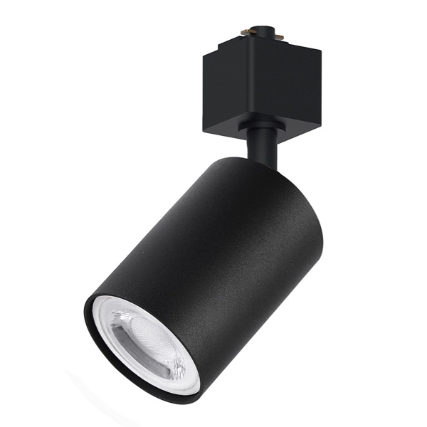 Светильник трековый Feron AL154 под лампу MR16 15W 230V GU10 IP40 однофазный, черный
