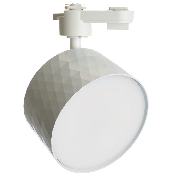 Светильник трековый Feron AL177 Prism под лампу GX70 15W 230V IP40 однофазный, белый
