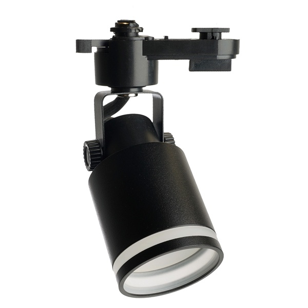 Светильник трековый Feron AL188 Luna под лампу MR16 15W 230V GU10 IP20 однофазный, черный