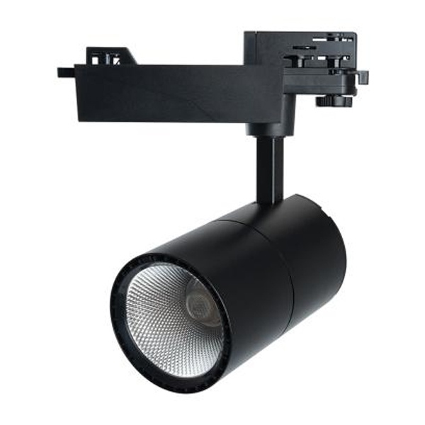 Трековый светодиодный светильник AL103 MarketBright 20W 2700K 1800Lm 35° черный, трехфазный